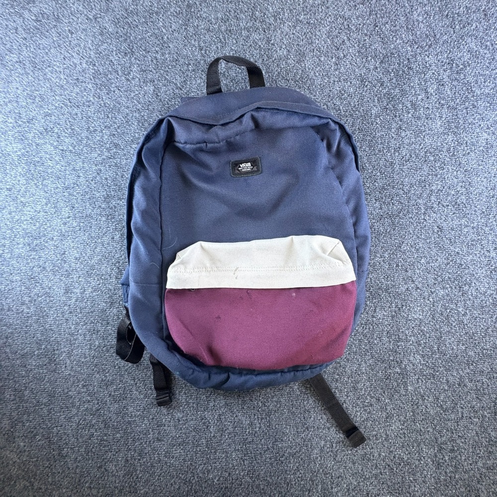 Vans Off The Wall Backpack Bags Unisex One Size Multi Colorblock Shoulder Straps